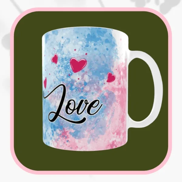 Taza de San Valentín “Stitch y Ángel”