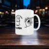 Me levanto a las 7am (4) Taza personalizada Flork 7AM meme levantarse a trabajar regalo personalizado Chile Natuartesanías
