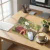 mouse-pad-personalizado-snoopy-nombre Mouse Pad personalizado con diseño inspirado en Snoopy sobre su casita y nombre personalizado, ideal como regalo original.