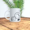 Sueldo Flork (2) Taza personalizada con frase divertida sobre la vida adulta y el sueldo, diseño humorístico para regalo.