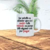 Sueldo Flork (4) Taza personalizada con frase divertida sobre la vida adulta y el sueldo, diseño humorístico para regalo.