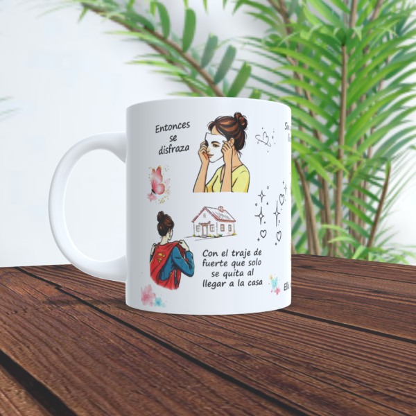 Taza a la niña que fui (2) Taza personalizada inspirada en la canción A La Niña Que Fui de Kany García con ilustraciones emocionales y diseño exclusivo.