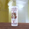 Tumbler aqui toma la mejor enfermera (3) Tumbler personalizado para enfermera con ilustración kawaii y frase Aquí toma la mejor enfermera personalizado con nombre.
